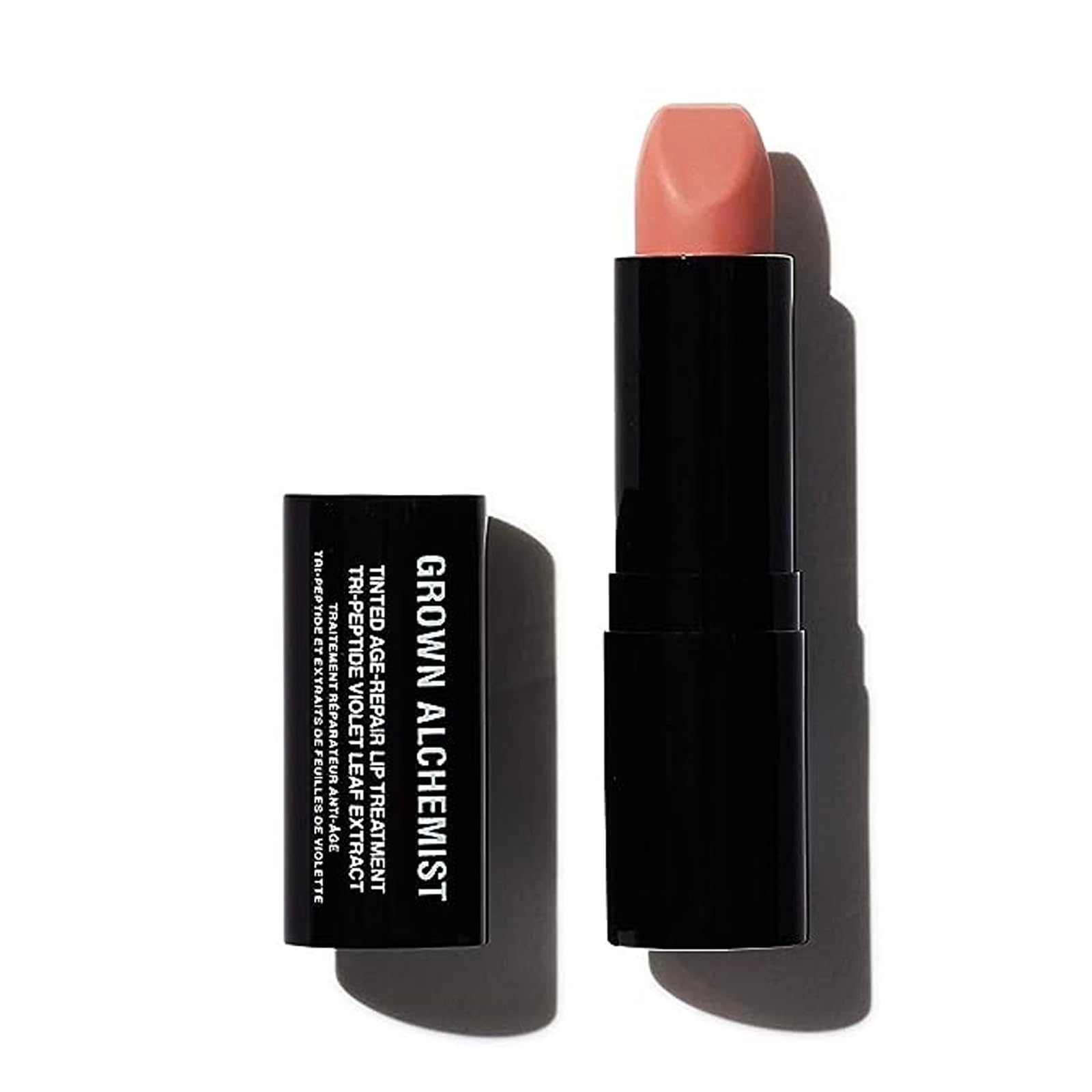 Grown Alchemist Tinted Age-Repair Lip Treatment: Tri-Peptide, Violet Leaf Extract - Nude Lip Balm - Moisturises and Plumps for Fuller Looking Lips - Anti-Ageing Bioactive Botanicals and Peptides - 3.8g