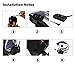 ideapro Wireless Bluetooth Interphone, 1200M Range 6 Riders Water Resistant Bluetooth Motorcycle Motorbike Helmet Intercom Interphone Headset for Riding, Trip, Cruise, Offroad, Snow Vnetphone