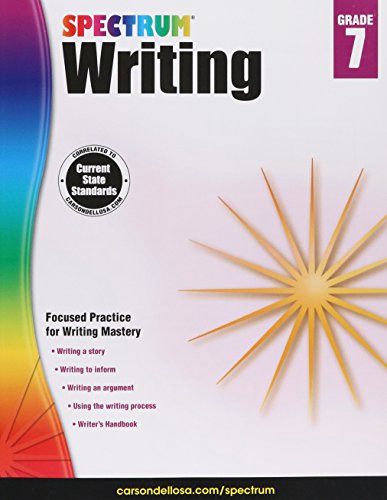 Carson-Dellosa Spectrum Writing Workbook Grade 7