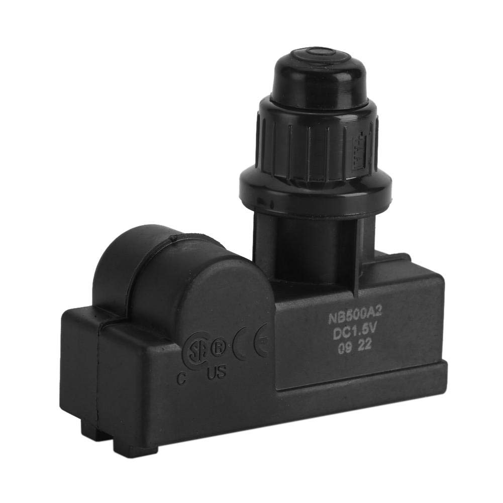 DEWIN Spark Igniter, Piezo Igniter DC 1.5V Battery Powered BBQ Gas Grill Spark Generator 2 Outlet Universal Ignitor Igniter (Black)