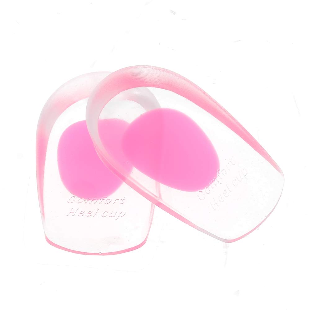 Silicone Gel Heel Cups 3 Pack – Shoe Insert & Pad for Heel Pain & Foot Support