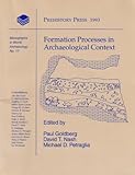 Formation Processes in Archaeological Context, , 1881094065