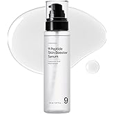 TOSOWOONG 9 Peptide Skin Booster Serum, Niacinamide & Hyaluronic Acid Skin Renewal Boosting Facial Essence for All Skin Types, Korean Skin Care, Paraben Free, 150ml, 5.07 fl.oz.