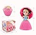 Evursua 2 Pack Scented Cupcake Dolls Toys with Surprise,Reversible Cake Transform to Mini Princess Doll (2 Pack)