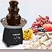 THRITOP Chocolate Pro Fountain,3-Tier Stainless Steel Tower Chocolate Fondue, Fountain kit 11' Black 1lb
