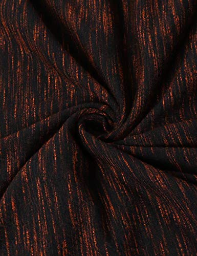 Faddare Pullover Sweatshirts for Women,Activewear T-Shirts,Rust Red 2XL - Thumbnail 5