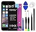 Battery Model iP6, VEVEL Internal Li-ion Cycle Replacement Battery New 1810 mAh with Complete Repair Tool Kits , Adhesive- 2 Year Warranty