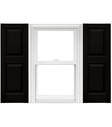 Farley Windows 14 1/2 po x 35 po volets panneaux surélevés Bleu