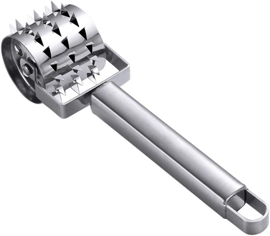 MA87 Stainless Steel Kitchen Needle Meat Rolling Pound Meat Tenderizer Punch Needle