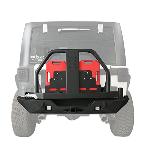 Buy 20072018 Jeep JK Rear Bumper w/ Oil Drum Rack Bar & Spare Tire