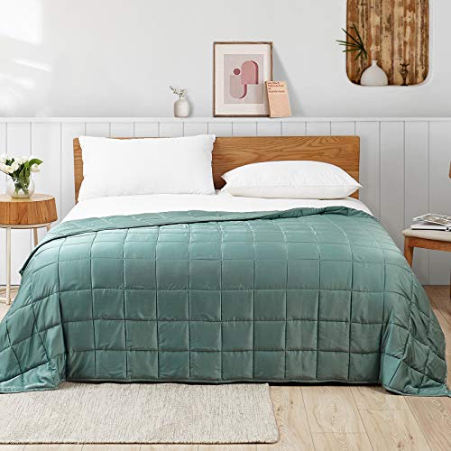YnM Cooling Weighted Blanket, 100 Natural Bamboo Viscose, 15 lbs 48