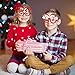 12 Pairs Christmas Glasses Novelty Eyeglasses Christmas Tree Santa Eyeglasses Christmas Decoration Eyeglasses for Holiday Favors, Assorted Styles 12 Pieces