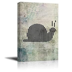 signwin Canvas Wall Art Abstract Animal Lines Art...