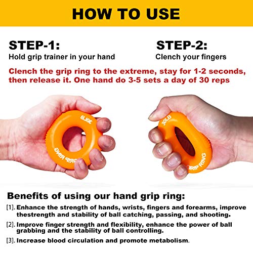 Boaton Basketball Training Aid, Football Training Equipment, Basketball Football Gear, Hand Grip Strengthener for Basketball Training, Football Training, Suitable for Youth and Adult - Thumbnail 5