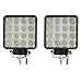 Northpole Light 2X 48W Square Flood LED Light Bar Work Light, Jeeps Off-Road Light, Driving Fog Light with Mounting Bracket for Off-Road, Truck, Car, ATV, SUV