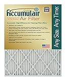 Accumulair® Gold 17x22x1 (16.5x21.5) MERV 8 Air Filter/Furnace Filters (4 pack)
