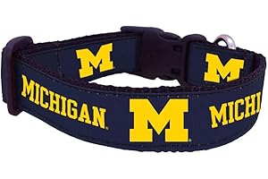 ALL STAR DOGS NCAA Michigan Wolverines Collegiate Dog Collar, Small
