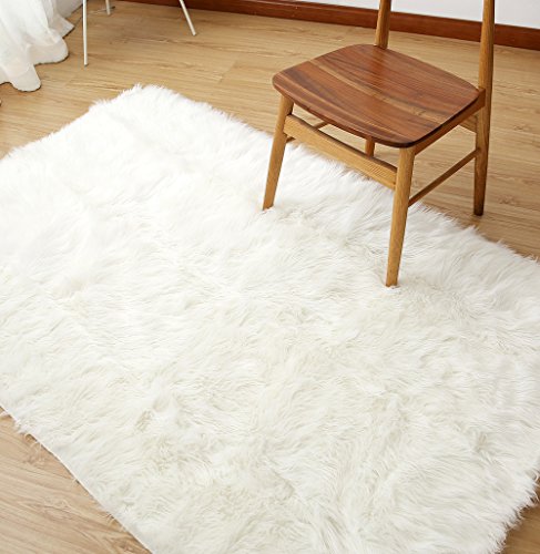 Sheepskin area rug supersoft fluffy rectangle sheepskin rug shagg…