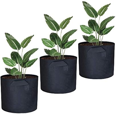 Awnic Sacos para Plantas Maceta Textil no Tejido Plantas Mini ...
