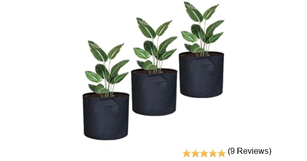Awnic Sacos para Plantas Maceta Textil no Tejido Plantas Mini ...