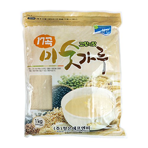 ROM AMERICA Korean 17 Roasted Grains Powder (Misugaru) 2.2 Pound Mixed Grains Tea 미숫가루