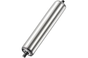 ARRCCHOLIY Conveyor Roller 2" Diameter 8" Length, Heavy Duty Stainless Steel Gravity Transmission Replacement Part for Rollers Conveyor, Logistics Warehouses, Woodworking Table, Kayak, Dock