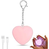 Rechargeable Purse Light Handbag Light for Valentines Day, Heart Purses Lights for Inside Purse, Automatic Touch Sensor, Purse Must Haves Accessories, Gifts for Girlfriend, Wife, Mother, Friends