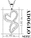 Ado Glo Christmas Day Auntie Gift, Aunts like You Are Precious and Few Infinity Heart Pendant Necklace, Fashion Jewelry for Women, Her Birthday Anniversary