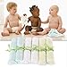 Brooklyn Bamboo Baby Washcloth / Wipes 6 Pack Organic, SOFT, Larger 10