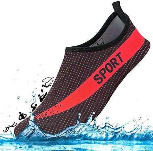 DCZTELG Women and Men Summer Outdoor Water Shoes Swim Beach Surf Yoga Exercise,Aqua Socks