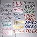 Vinyl Decals Sticker for tumbler cup | Personalized & Custom your Name initial letters for laptop | bottle | Waterproof | Be cool unique
