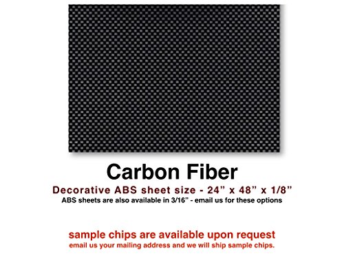 Carbon Fiber ABS sheet for boat instrument panels 24