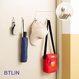 BTLIN Mini Magnetic Hooks 12 Pack Neodymium Heavy Duty 19 lb Load view 8