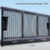 HOgardenME Wireless Infrared Gate Sensor Safety Beam Detector w Buzzer Outdoor view 9