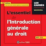 L'ESSENTIEL DE L'INTRODUCTION GENERALE AU DROIT 13EME EDITION (CARRÉS ROUGE) (French Edition) by 