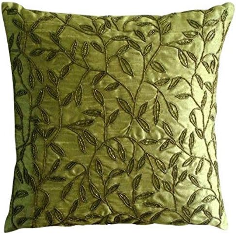 Amazon Com The Homecentric Luxury Green European Pillow Shams