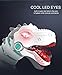 Hi-Tech Wireless Remote Control Robot Dinosaur Interactive RC Robot Toy Sings, Dances, Sprays Mist, Launches Missiles, Teaches Language and Knowledge (White)