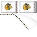 NHL Chicago Blackhawks 4pc Queen Bed Sheet Set