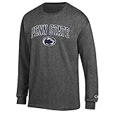 Elite Fan Shop Penn State Nittany Lions Long Sleeve Tshirt Varsity Charcoal - XL