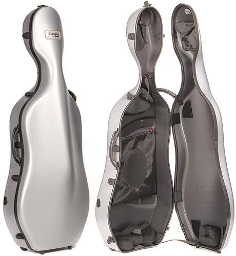 Bam France 1001SW Classic Grey 4/4 Cello Case with Wheels - Thumbnail 3