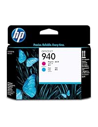 HP 940 Cyan & cabezal de impresión magenta original (c4901 a)
