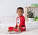 Gerber Baby Boys' 4-Piece Pajama Set, Santa, 18 Months