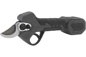 Electric Pruning Shears Rechargeable Powerful Cordless Scissor for Branches Flowers (Black)