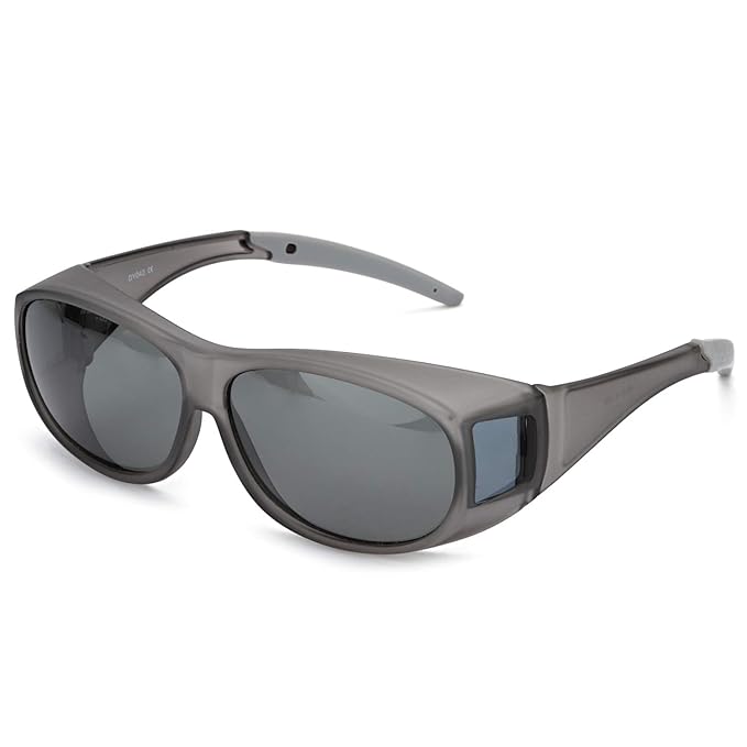 Buy LVIOE Wrap Around Sunglasses for Man, Polarized Oval Rectangular