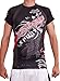 Ed Hardy Mens Eagle Mesh Crew Tee Top - Black - X-Large