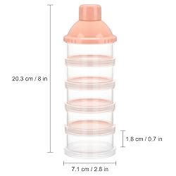 Accmor Formula Dispenser On The Go, 5 Compartments