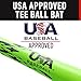 Franklin Sports Venom Aluminum Official Youth Tee Ball Bat - USA Regulation Approved - Perfect for Soft Core T-Balls - 26 Inch/16 Ounce (-10) Green