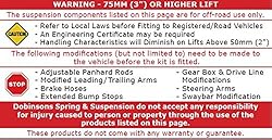 Dobinsons Flexi Coil Springs for Toyota Land