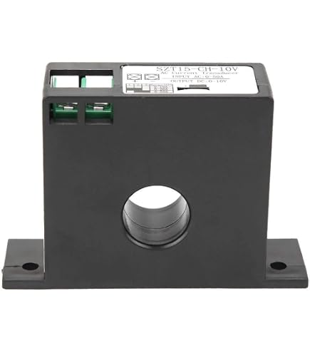Split Core DC Current Transmitter - 0-250A DC Input To 4-20mA Output, 24V DC Power, 21mm Hole, 1% Accuracy