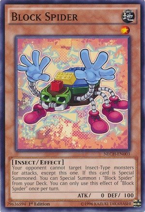 Yu-Gi-Oh! - Block Spider (NECH-EN003) - The New Challengers - 1st Edition - Common